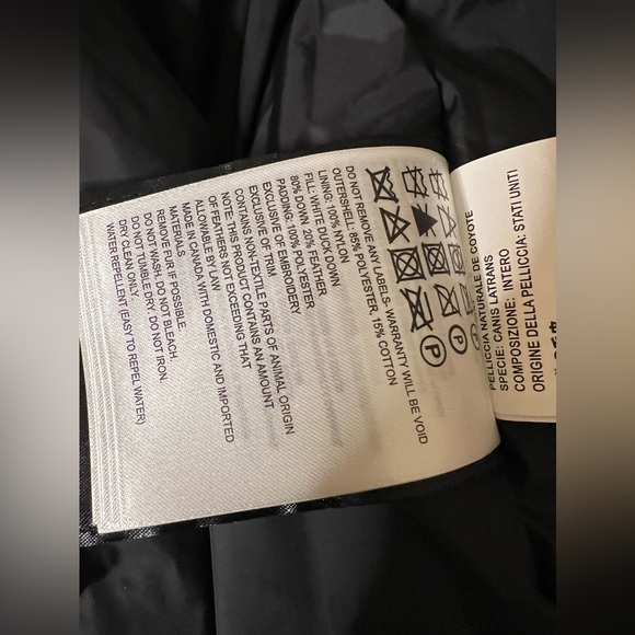 Rossclair Parka Canada Goose winter jacket with fur - Picture 12 of 14